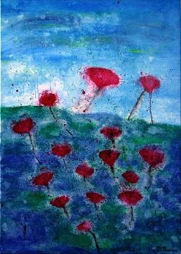 (c) Deborah Rosen - Fliegende Mohnblumen