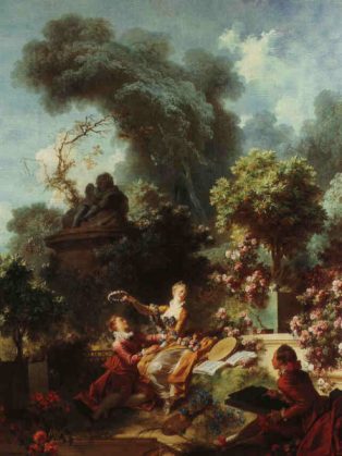 Jean-Honore Fragonard (1732-1806) Der gekrönte Liebhaber (1771)