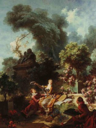 Jean-Honore Fragonard (1732-1806) Der gekrnte Liebhaber (1771)