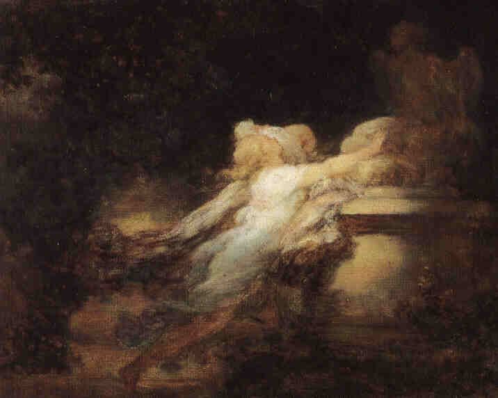 Jean-Honore Fragonard (1732-1806) Das Gelöbnis an Amor (um 1785)