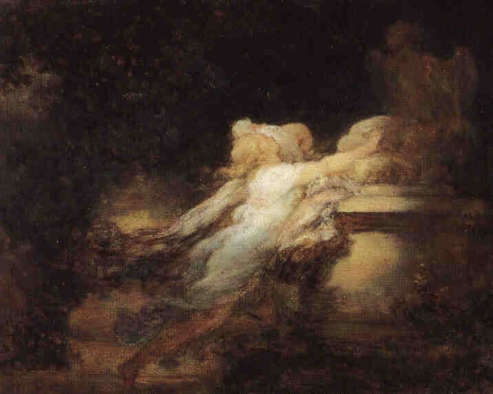 Jean-Honore Fragonard (1732-1806) Das Gelbnis an Amor (um 1785)