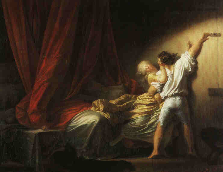 Jean-Honore Fragonard (1732-1806) Der Riegel (um 1778)