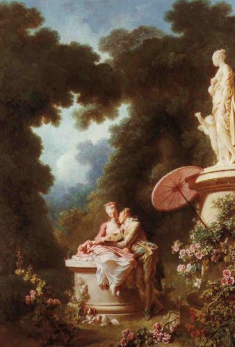 Jean-Honore Fragonard (1732-1806) Die Liebesbriefe (1771)