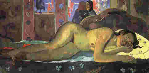 Paul Gauguin (1848-1903) Nevermore (1897)