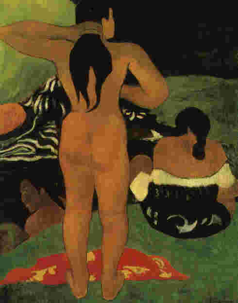 Paul Gauguin (1848-1903) Tahitianerinnen am Strand (1892)