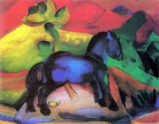 Franz Marc - Das kleine blaue Pferdchen