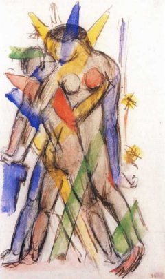 Franz Marc - Liebespaar