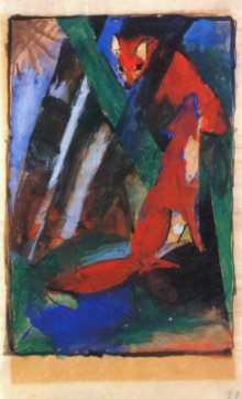 Franz Marc - Zwei Fchse