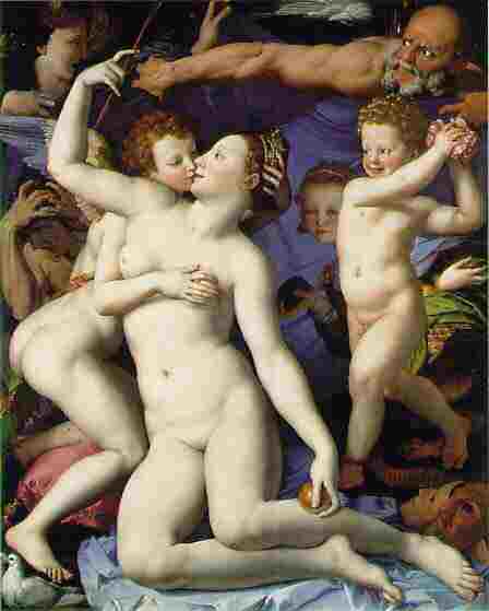 Agnolo Bronzino (1503-1572) Venus, Cupido und die Zeit