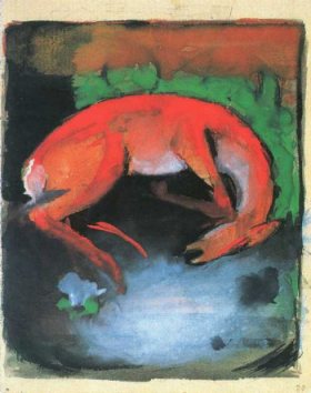 Franz Marc - Gettetes Reh