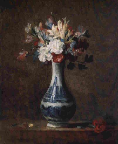 Jean-Baptiste Simeon Chardin (1699-1779) - Vase mit Blumen