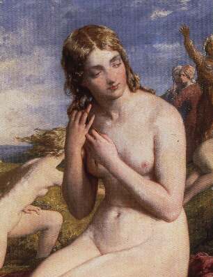William Mulready(1786-1863) - Beim Bad überrascht 1855