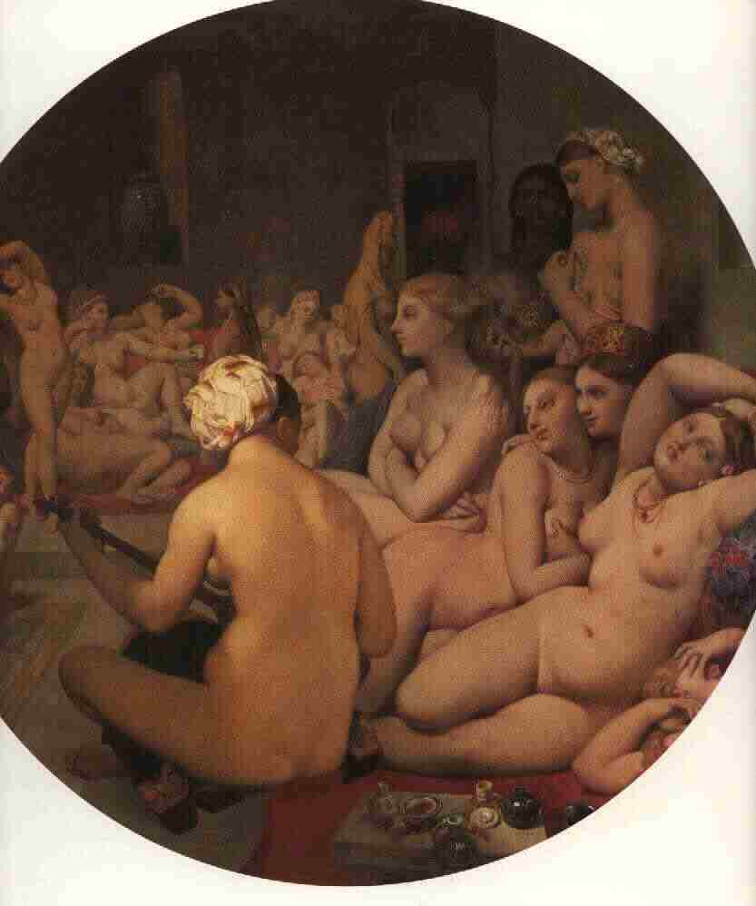 Jean-Auguste-Dominique Ingres (1780-1867) Das trkische Bad
