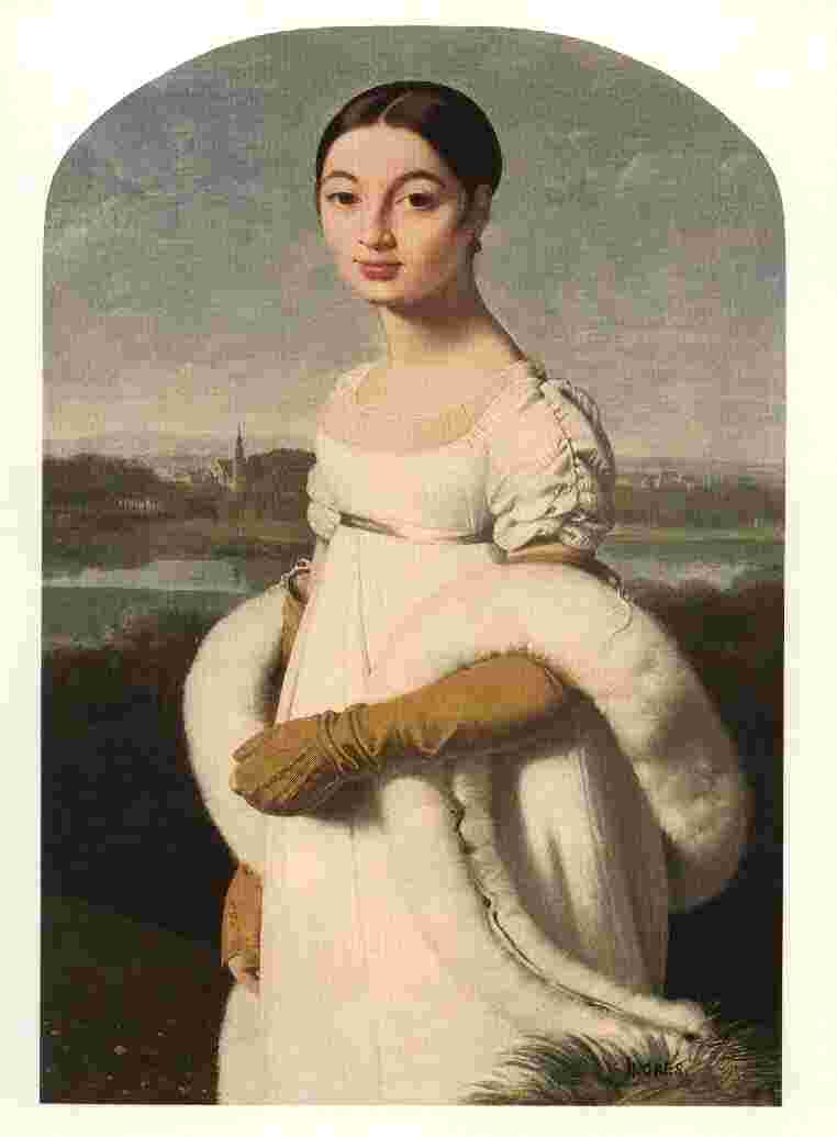 Jean-Auguste-Dominique Ingres (1780-1867) Mademoiselle Riviere