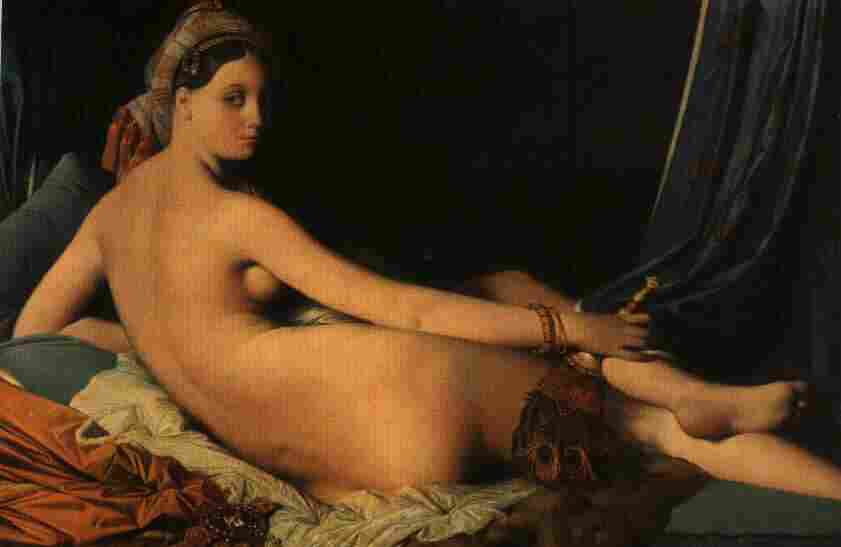 Jean-Auguste-Dominique Ingres (1780-1867) Liegende, sog. Große Odaliske