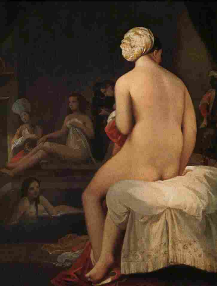 Jean-Auguste-Dominique Ingres (1780-1867) Die kleine Badende oder Haremsinneres