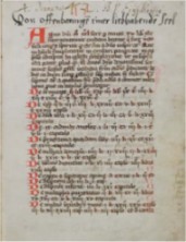 Mechthild von Magdeburg - Handschrift des Buches: Das fließende Licht der Gottheit